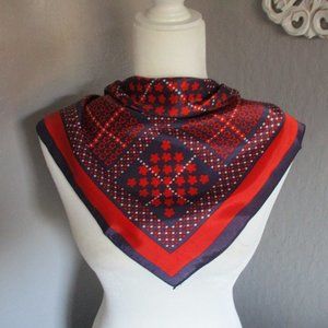 1970s field of daisies scarf